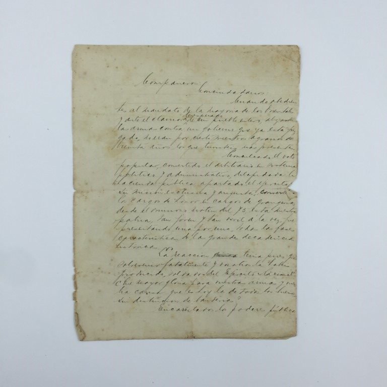 Documento Aparicio Saravia