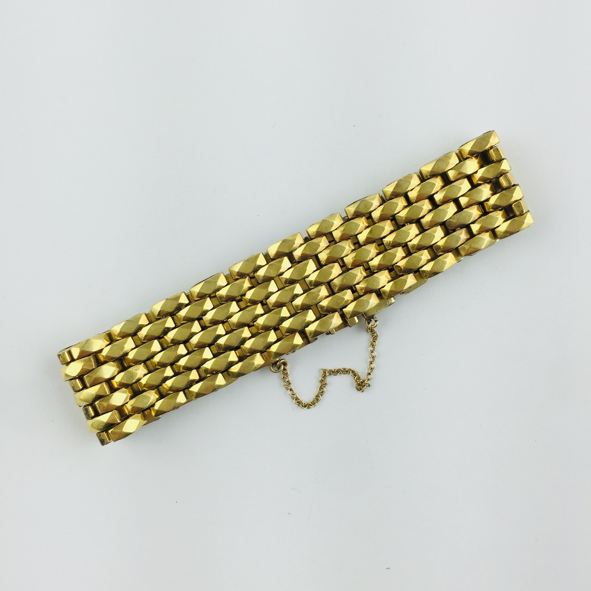 Pulsera en plata vermeil