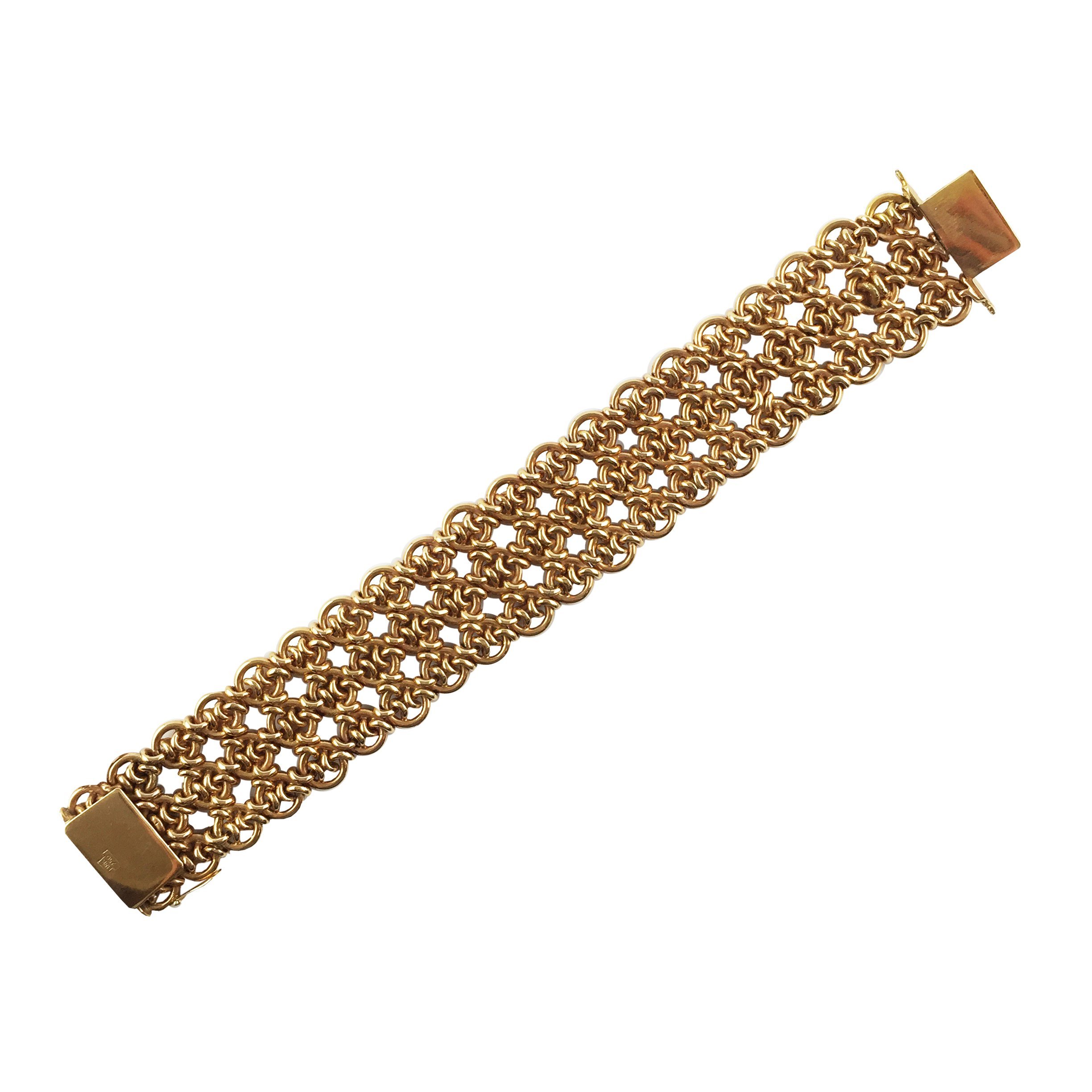 Brazalete oro 18 K