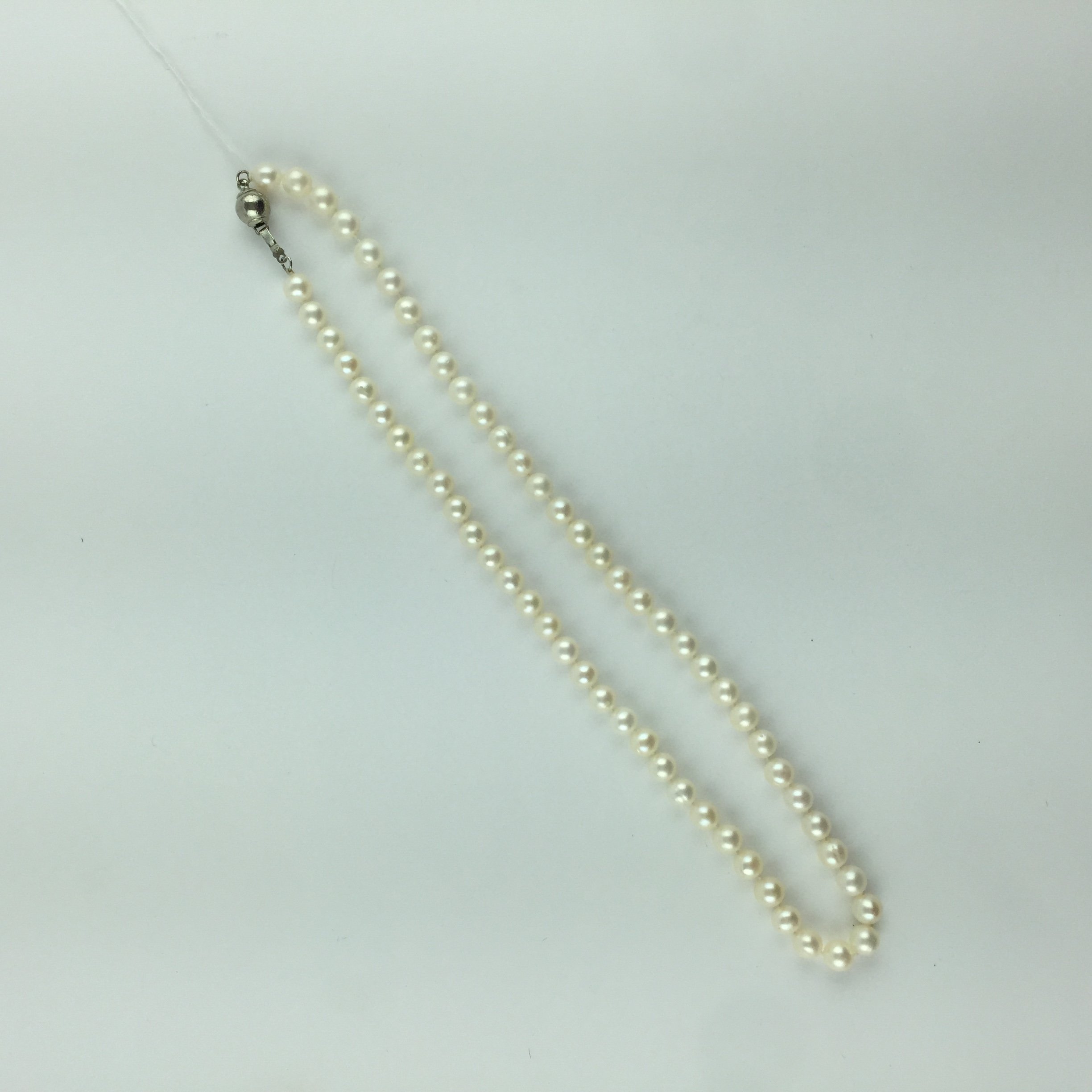 Collar perlas y oro 18 K