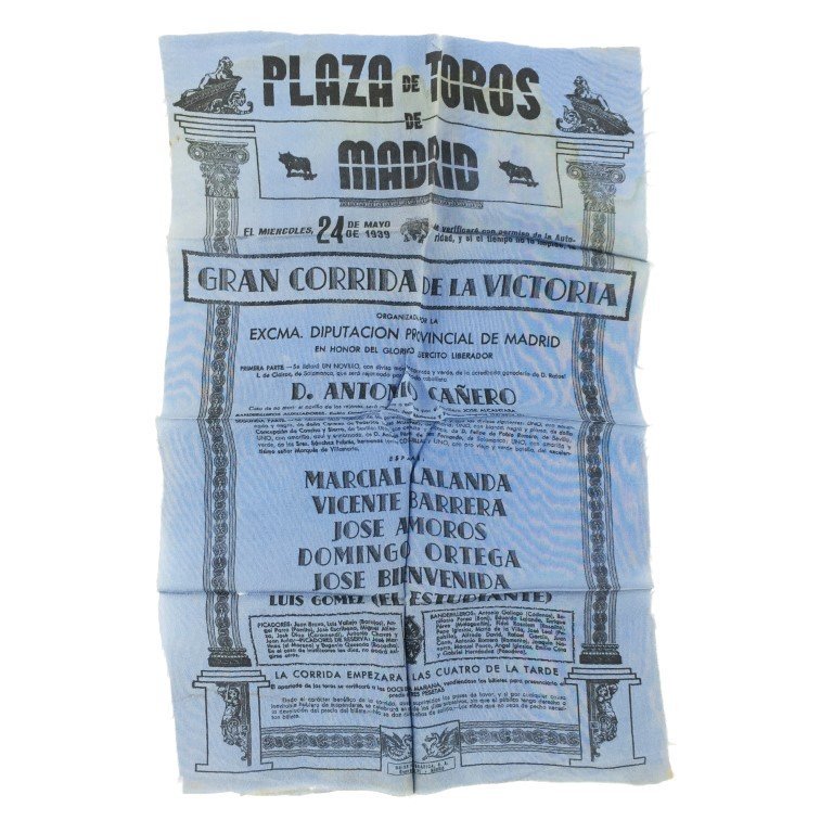 Afiche taurino español