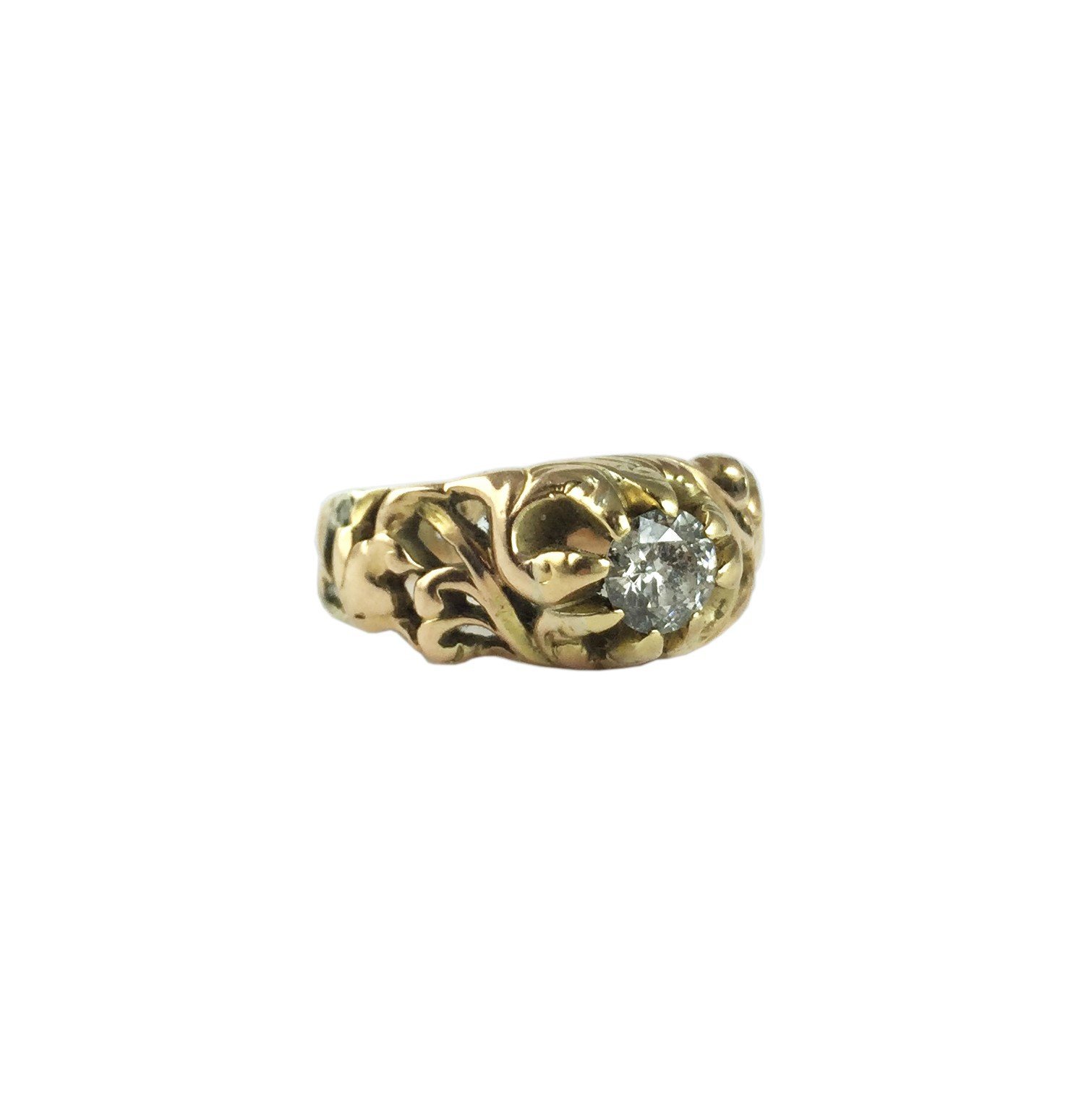Anillo oro 18 K con brillante