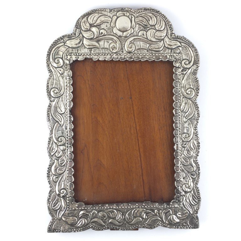 Portarretratos en plata