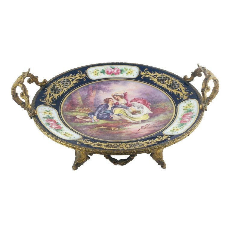 Centro de mesa en porcelana