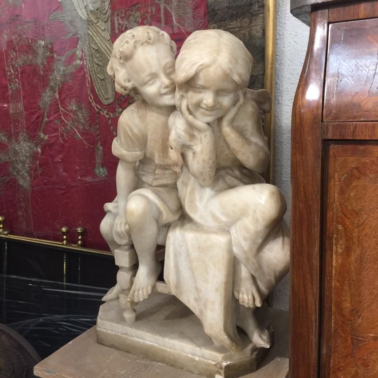 Escultura en alabastro