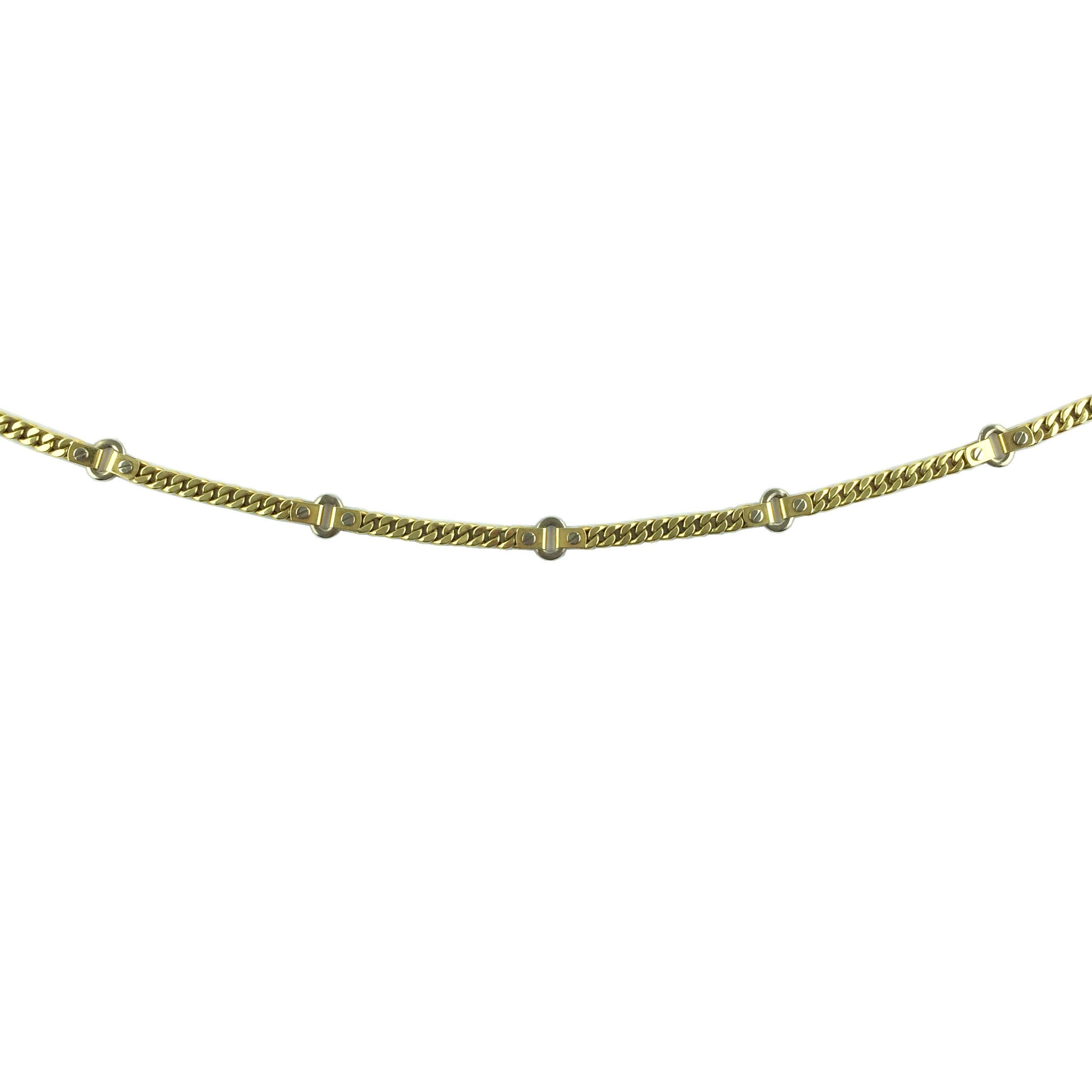 Gargantilla oro 19 K y plata