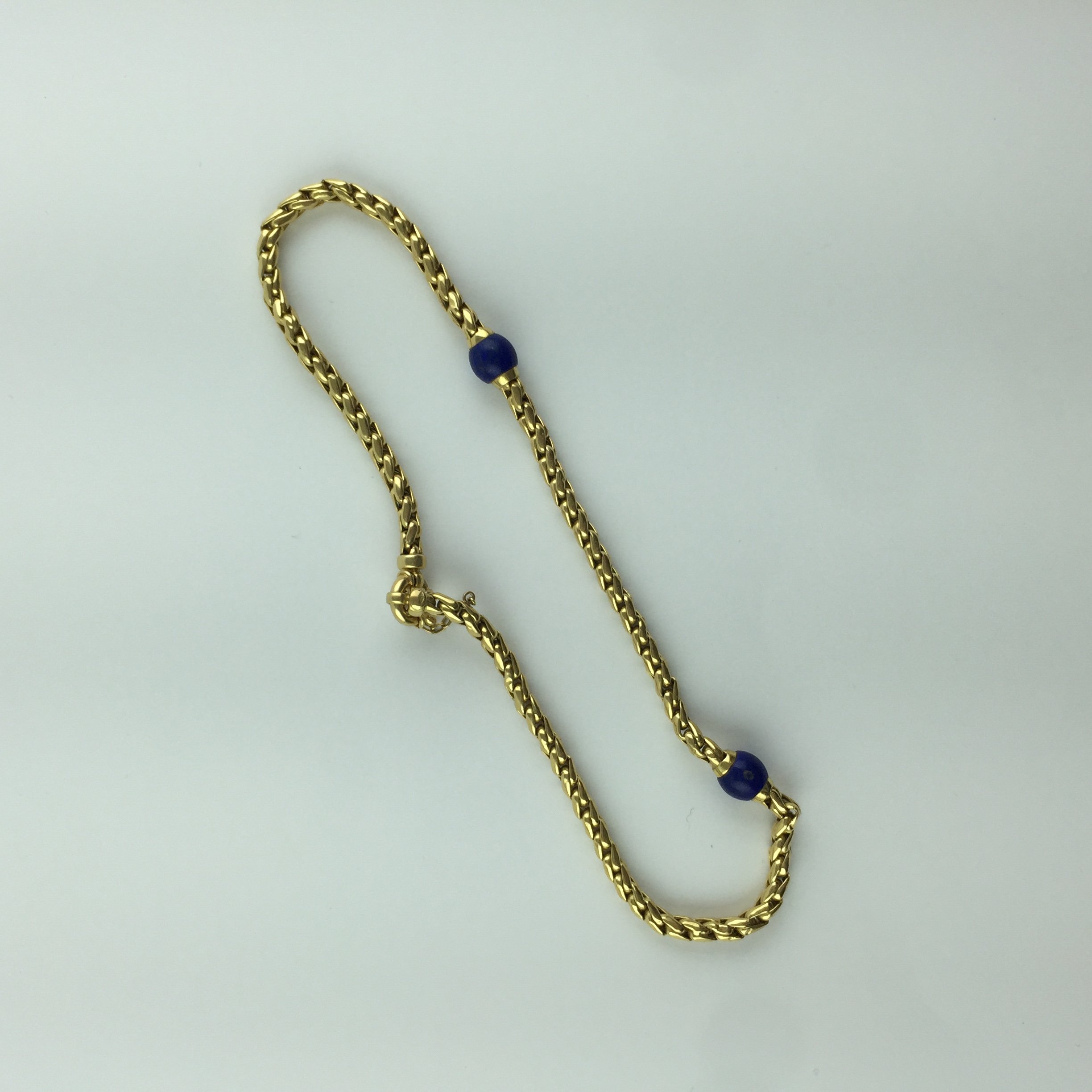 Collar oro 18 K y lapislázuli - Imagen 2