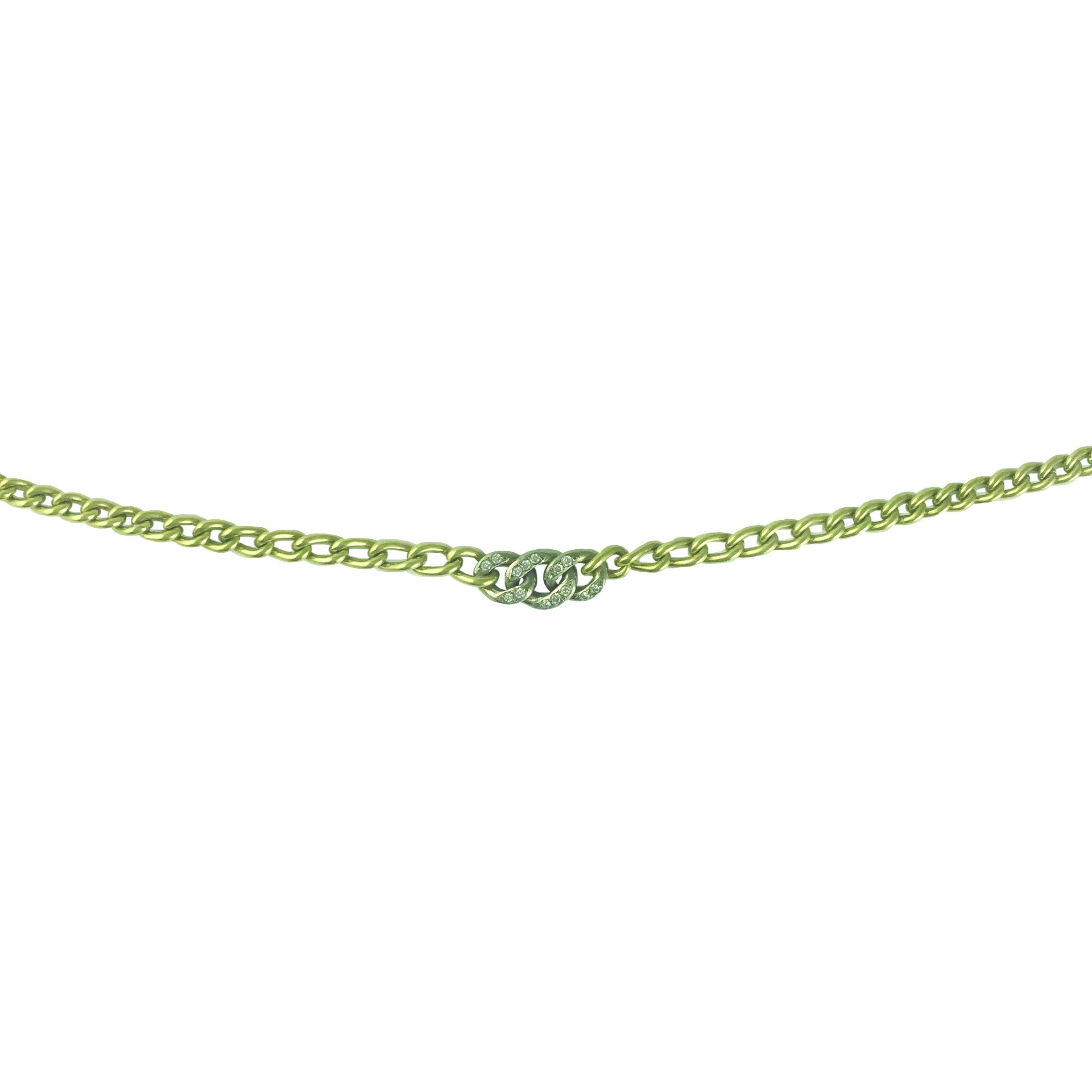 Collar oro 18 K y brillantes