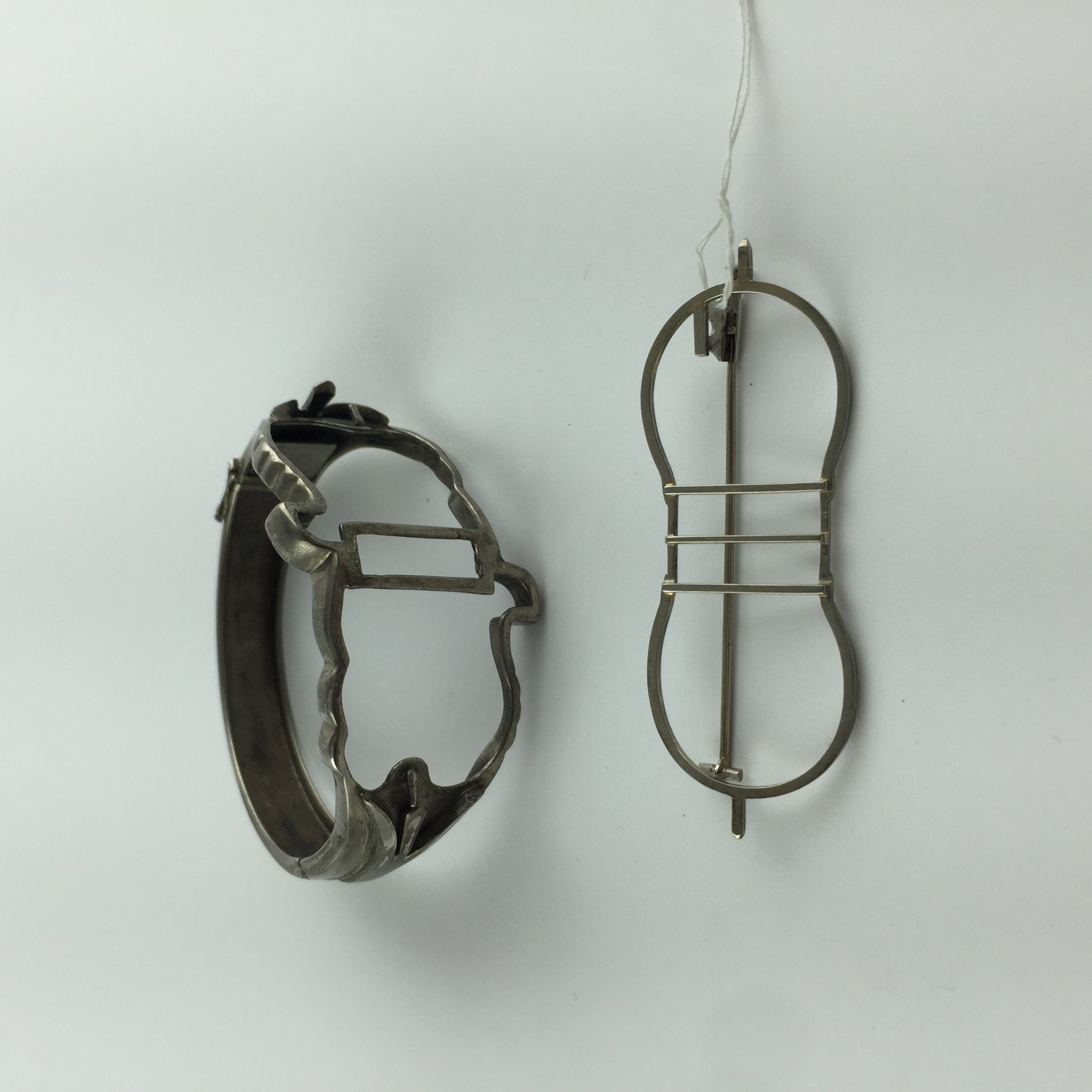 Prendedor oro 18 K y brillantes - Imagen 2