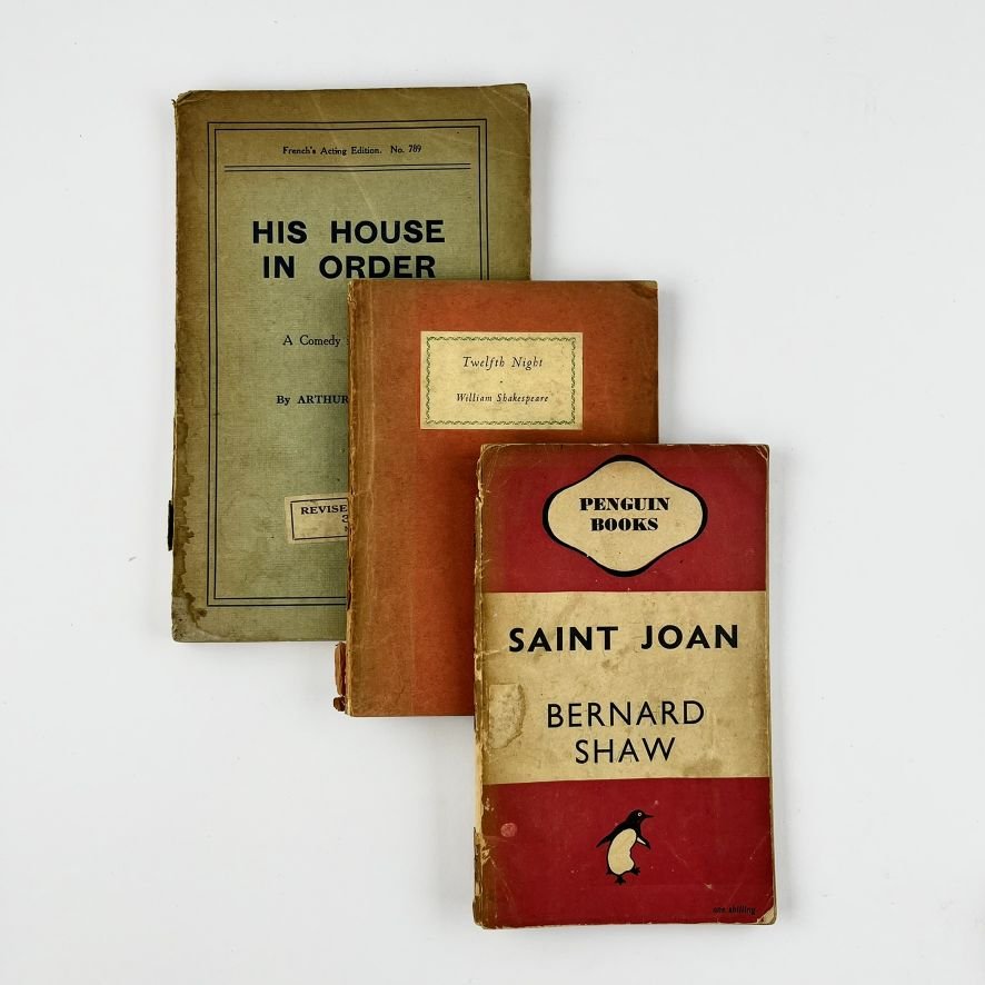 Tres tomos autografiados