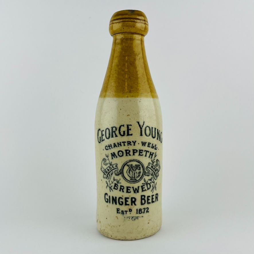 Tres botellas inglesas en gres - Imagen 2