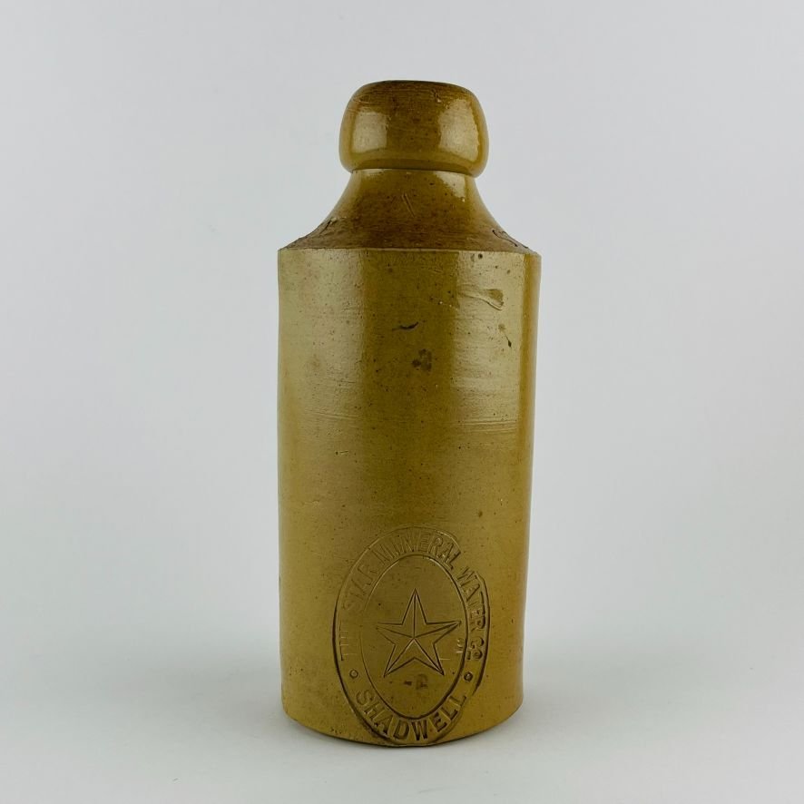 Tres botellas inglesas en gres - Imagen 2