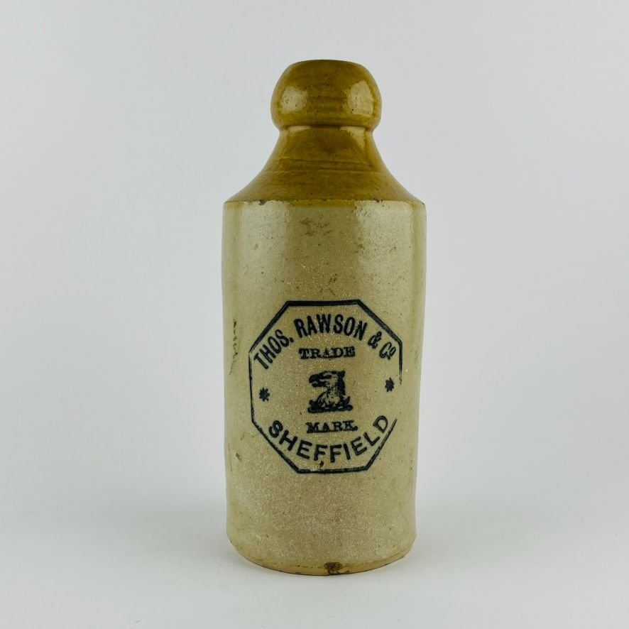 Tres botellas inglesas en gres - Imagen 5