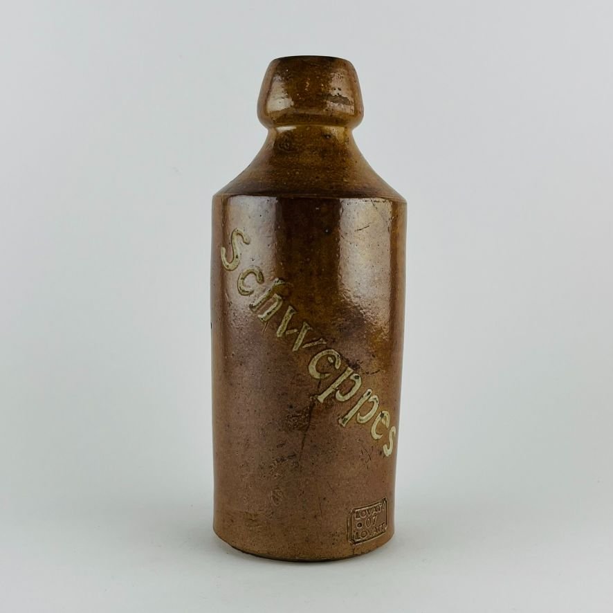 Tres botellas inglesas en gres - Imagen 3