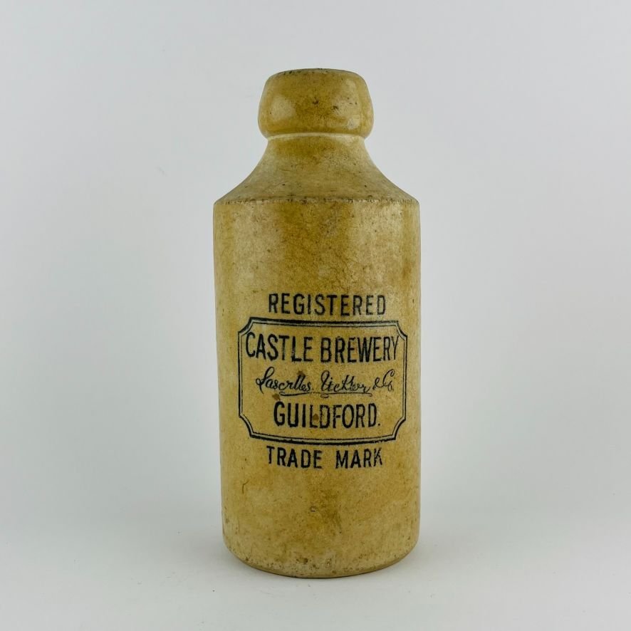 Tres botellas inglesas en gres - Imagen 5