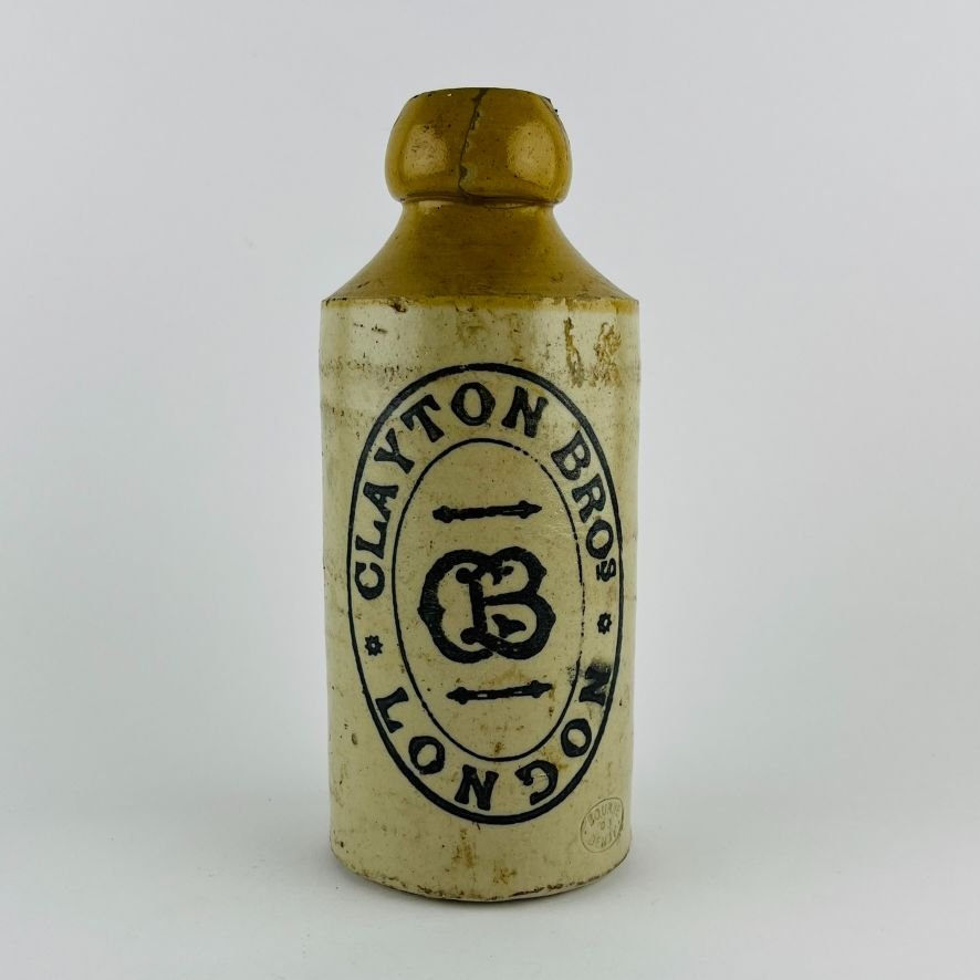 Tres botellas inglesas en gres - Imagen 5