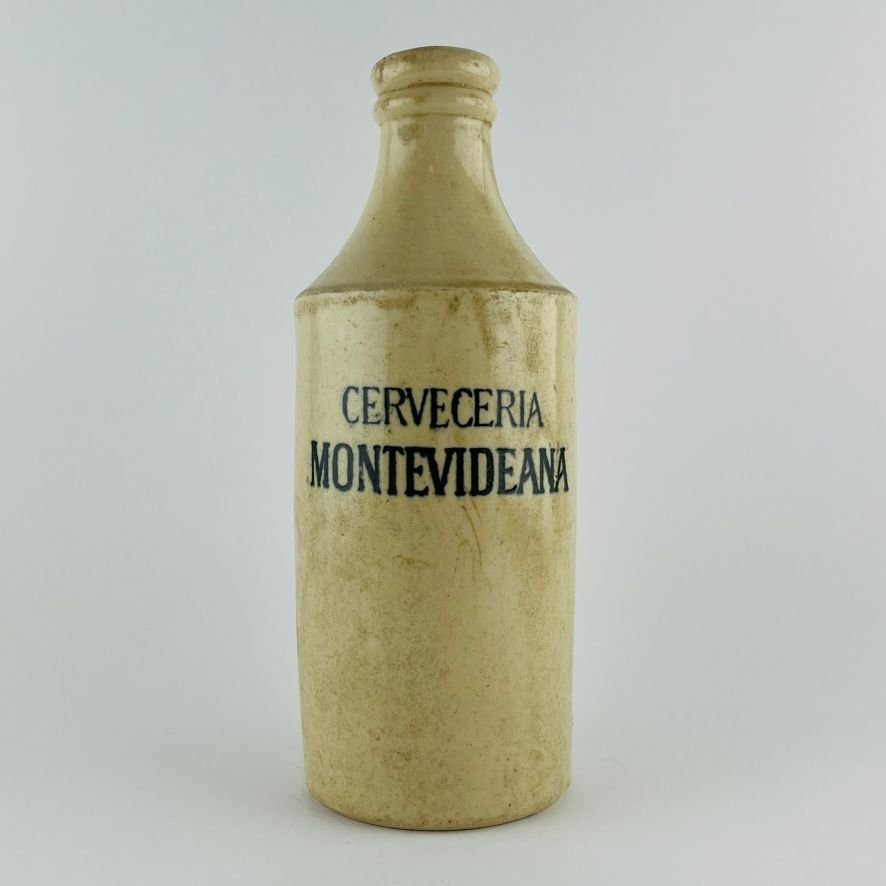 Botella uruguaya en gres