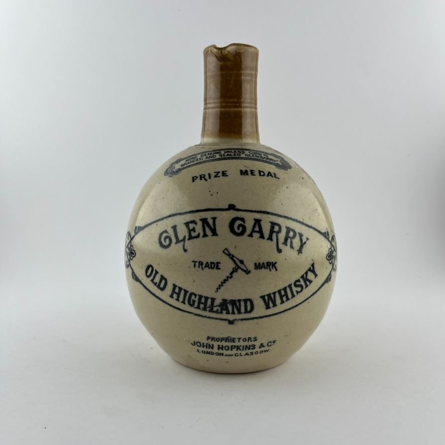 Tres botellas de whisky en gres - Imagen 3