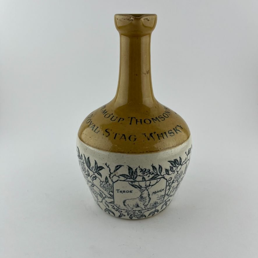 Dos botellas de whisky en gres - Imagen 6