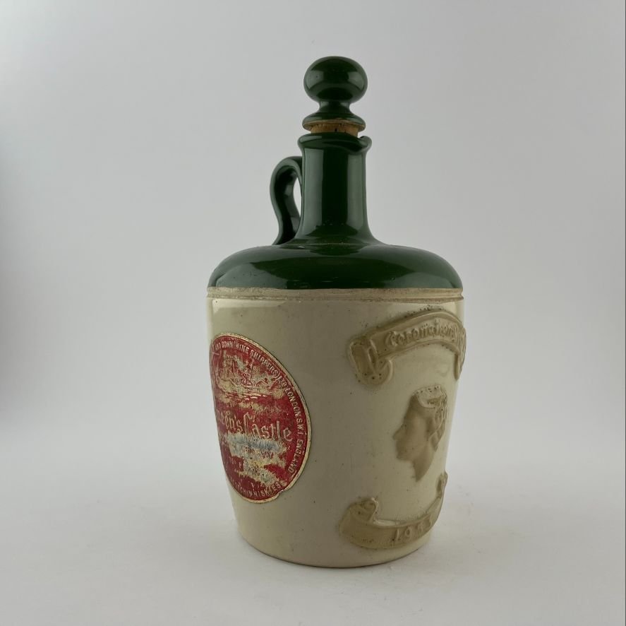 Tres botellas de whisky en gres - Imagen 5