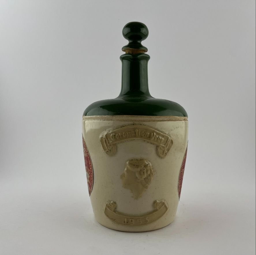 Tres botellas de whisky en gres - Imagen 6