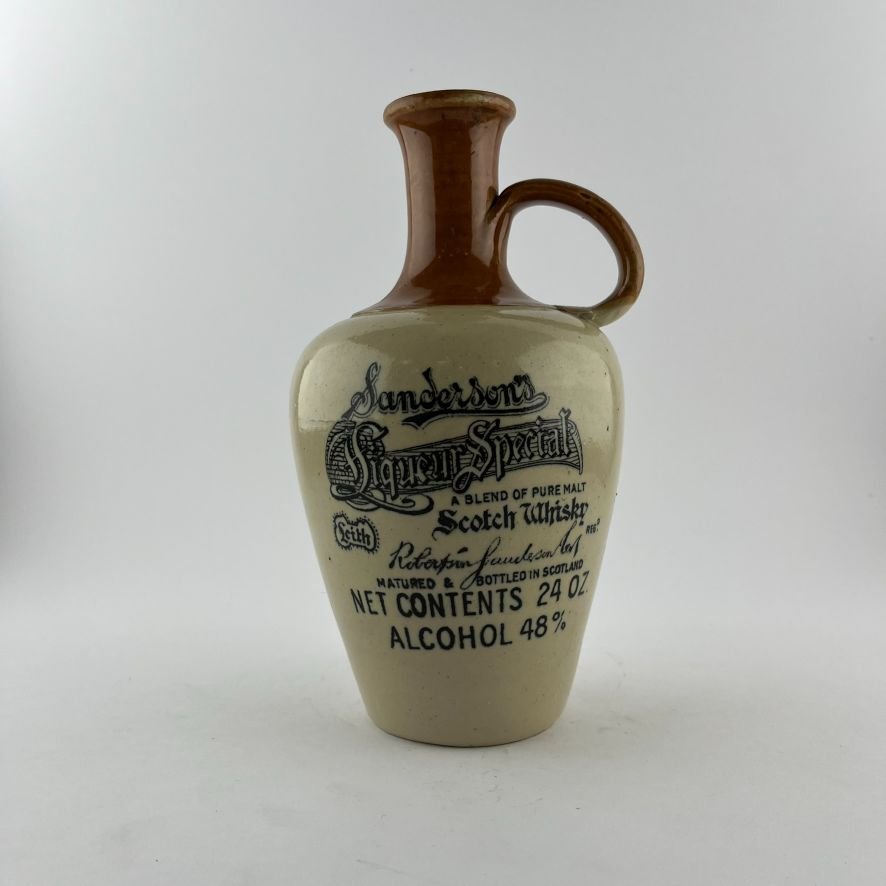 Tres botellas de whisky en gres - Imagen 4