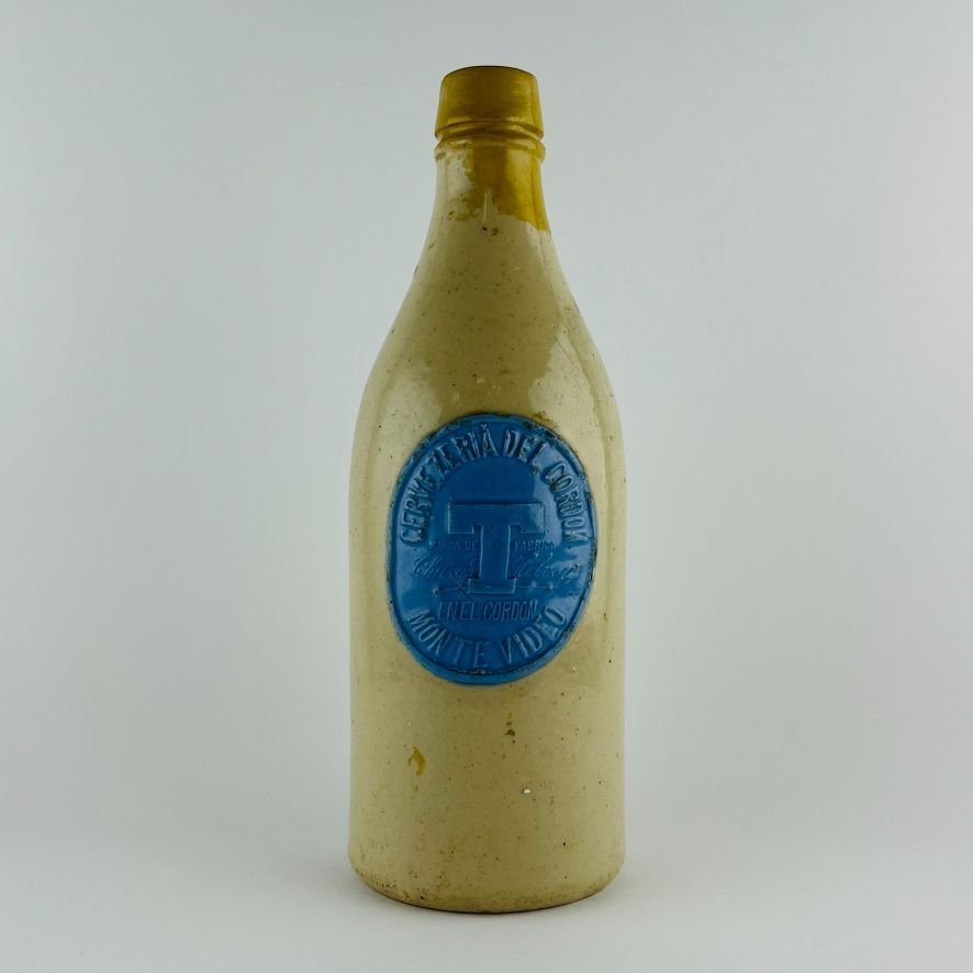 Botella uruguaya en gres