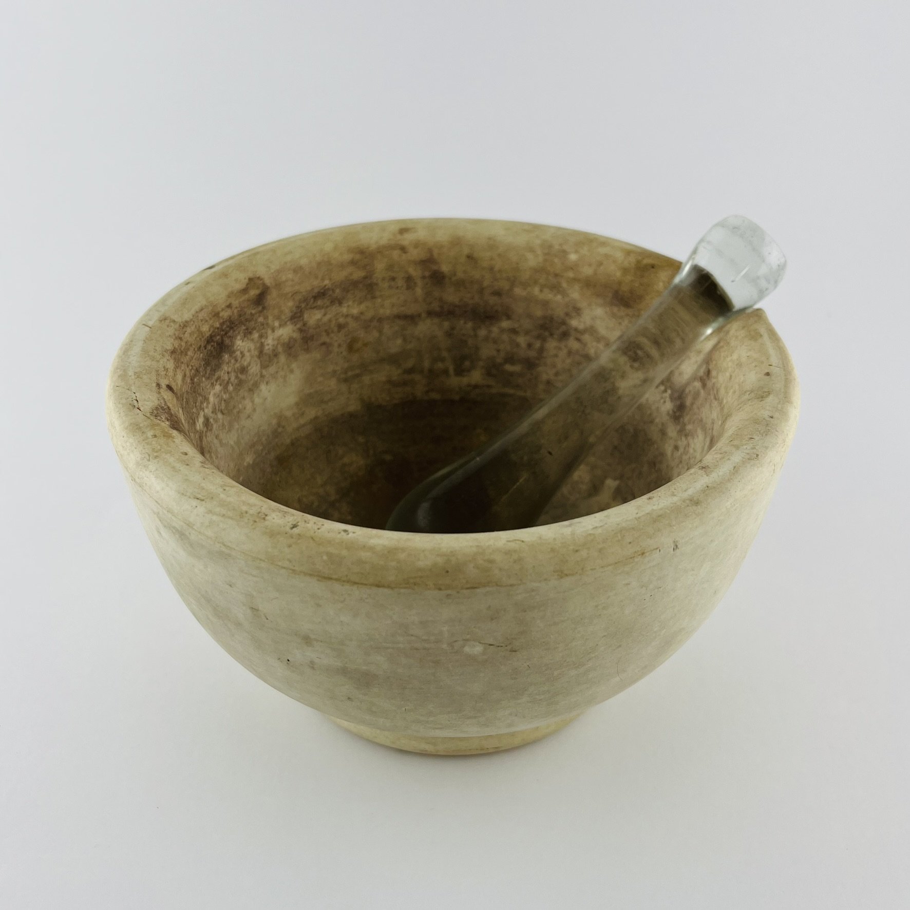 Mortero en porcelana