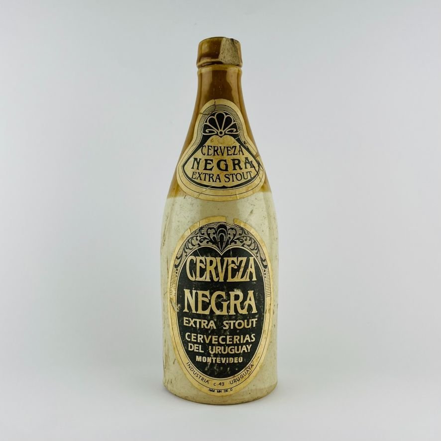 Botella uruguaya en gres