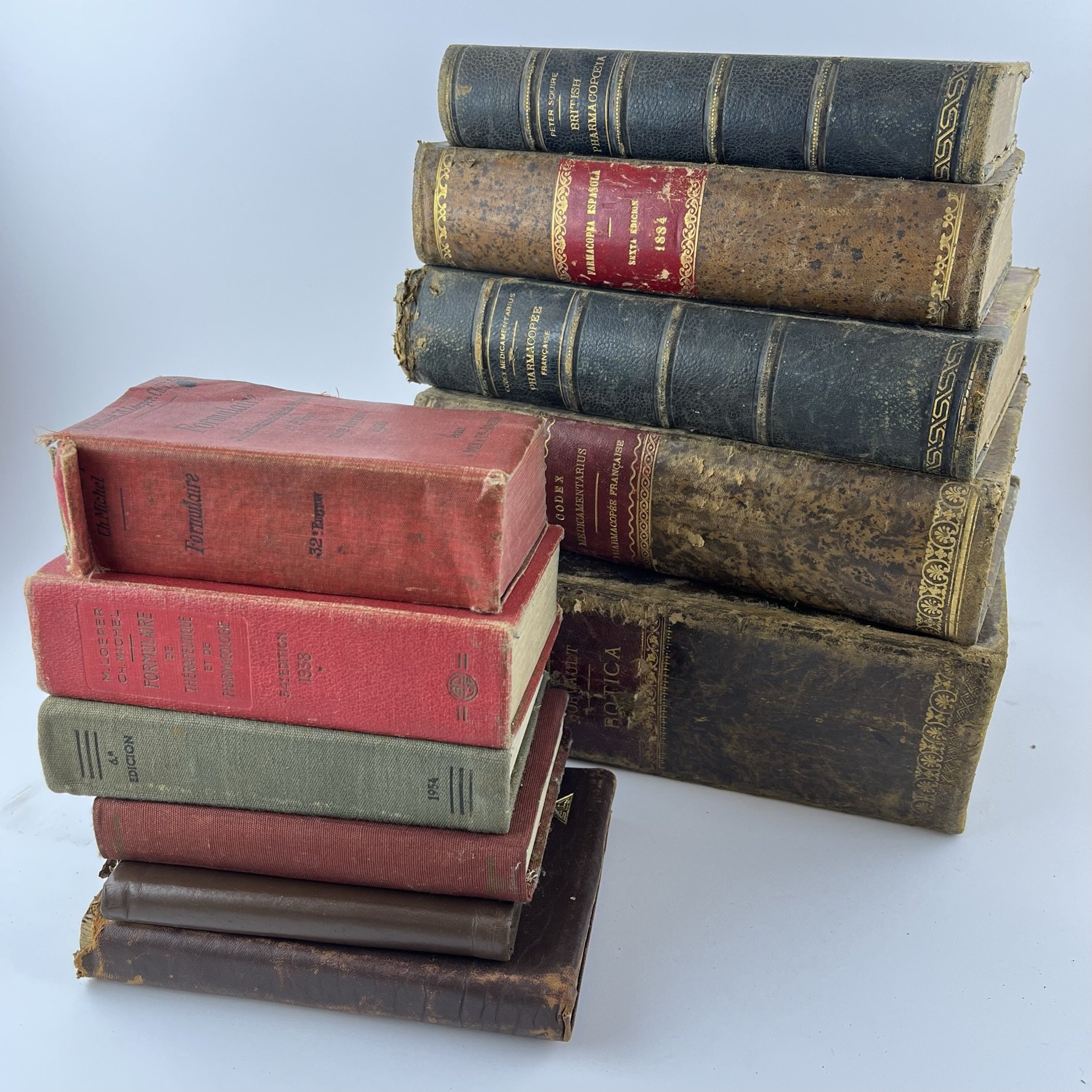 Lote de libros farmacéuticos