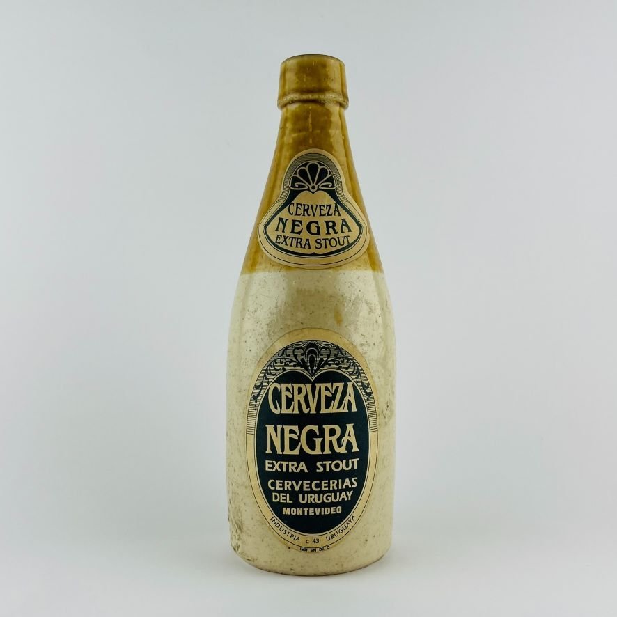 Botella uruguaya en gres