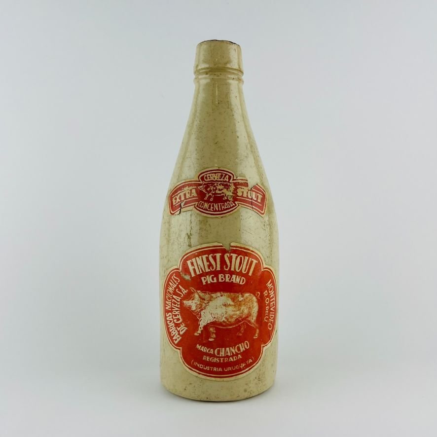 Botella uruguaya en gres