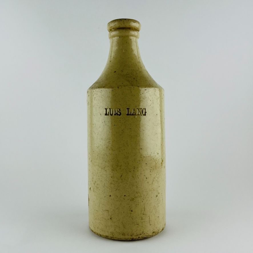 Botella uruguaya en gres