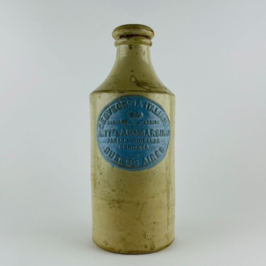 Botella argentina en gres