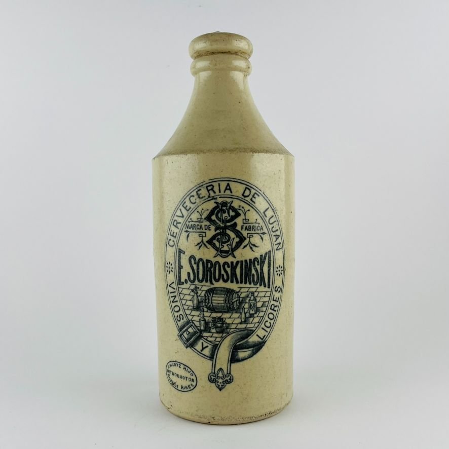 Botella argentina en gres