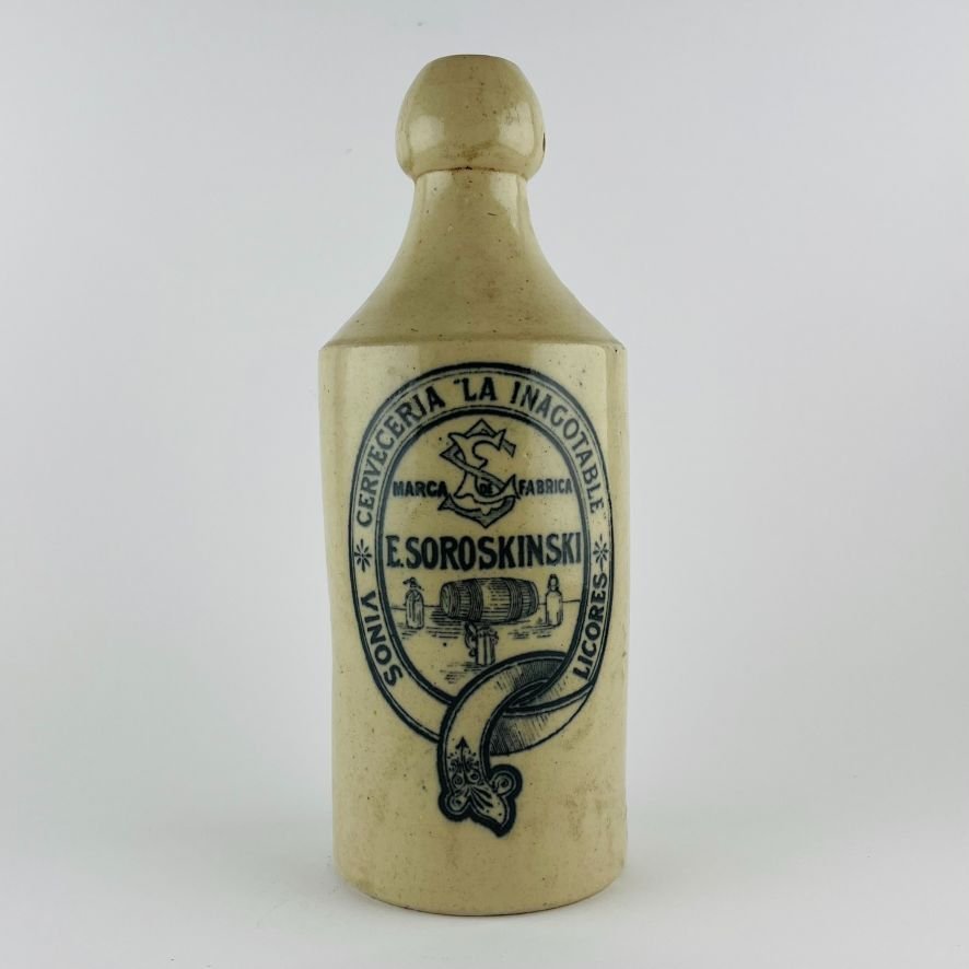 Botella argentina en gres