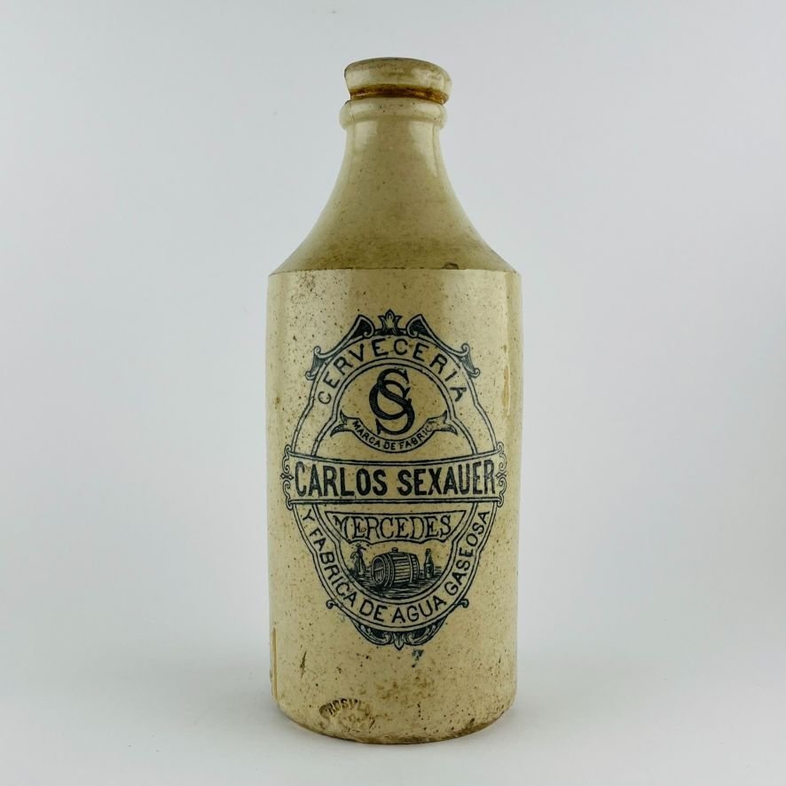 Botella argentina en gres