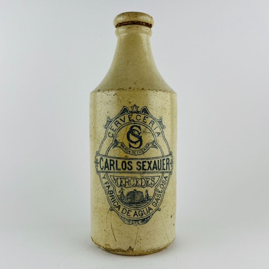 Botella argentina en gres