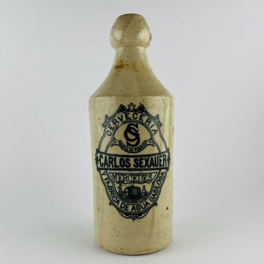 Botella argentina en gres