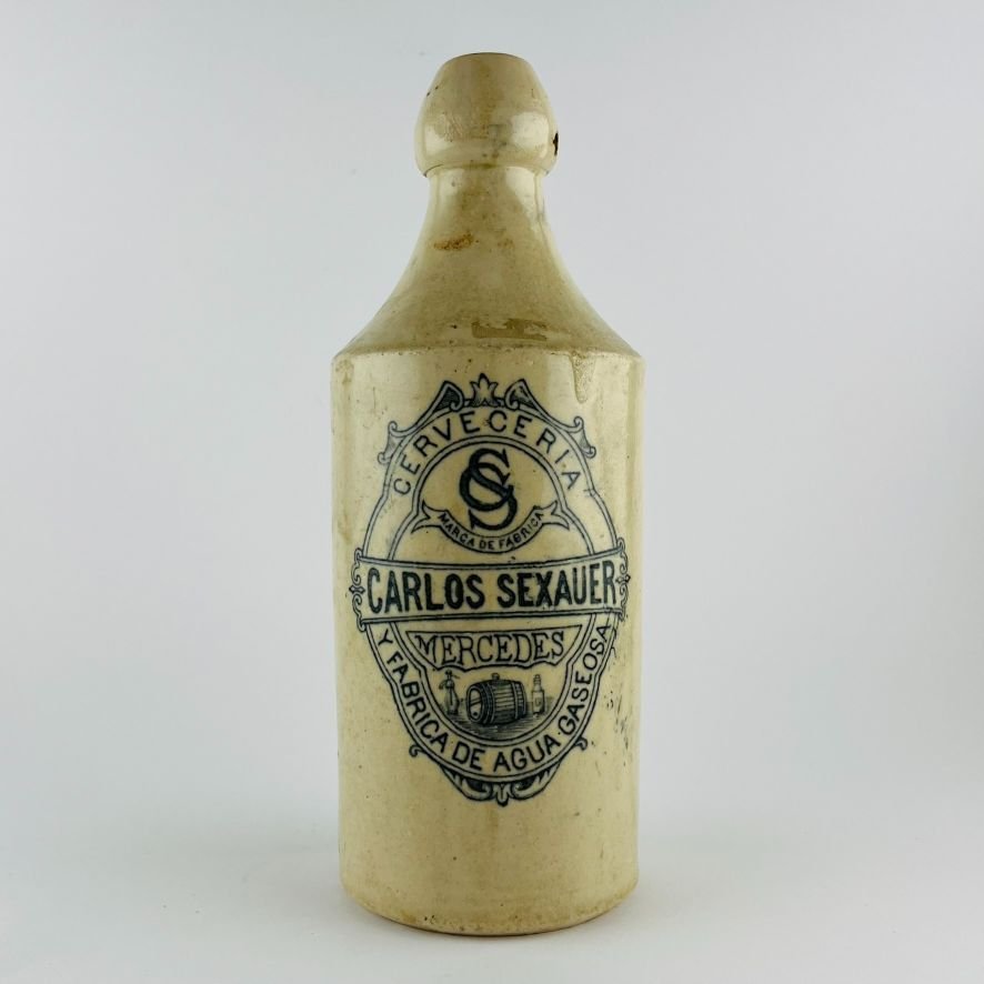 Botella argentina en gres