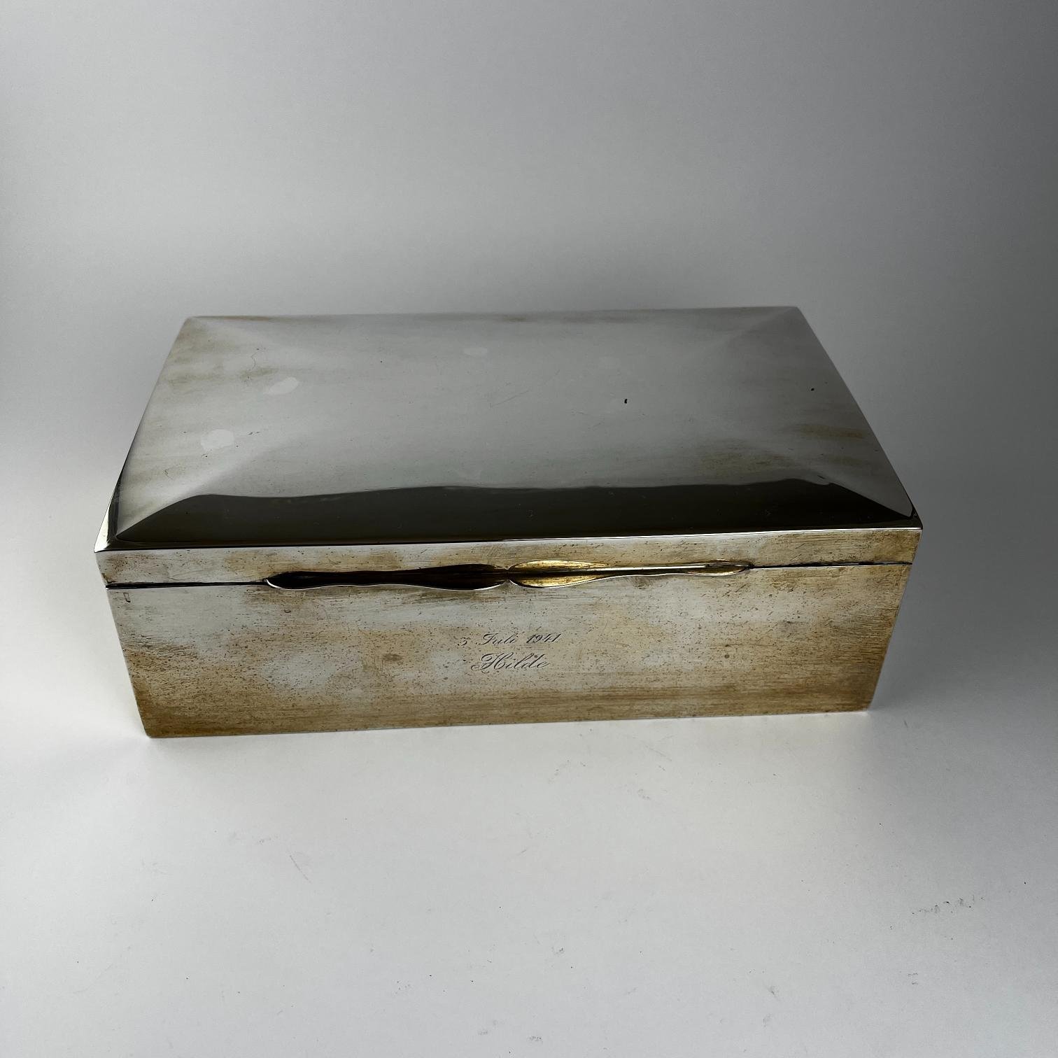 Caja habanera en plata