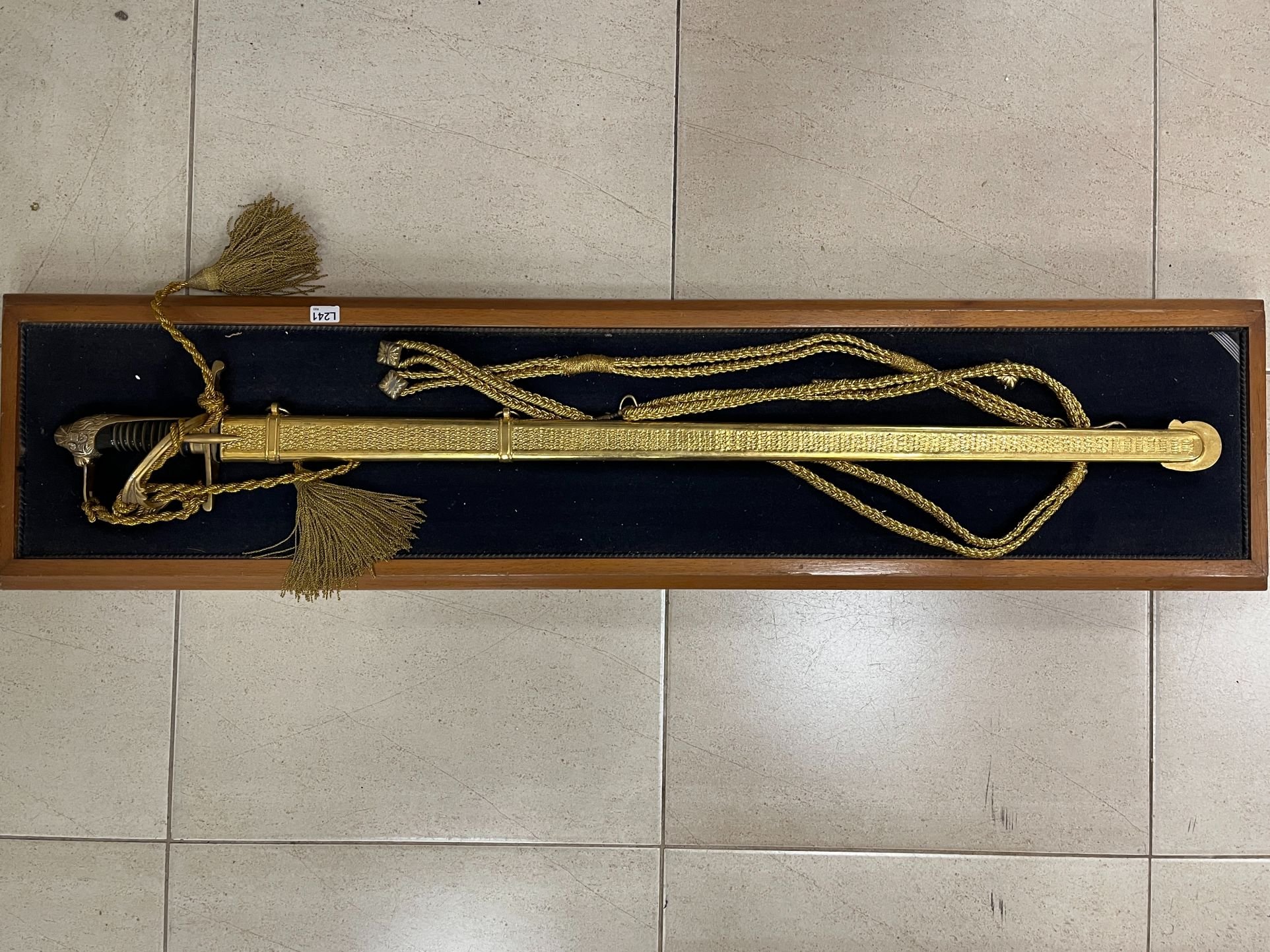 Reproducción de sable uruguayo "Córdova"