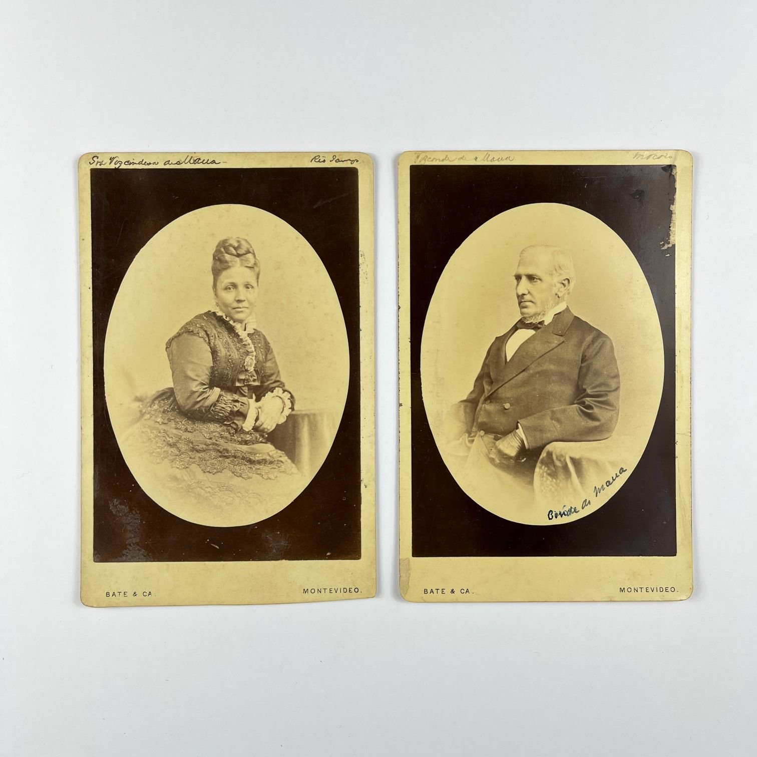 Fotografías barón y vizcondesa de Mauá