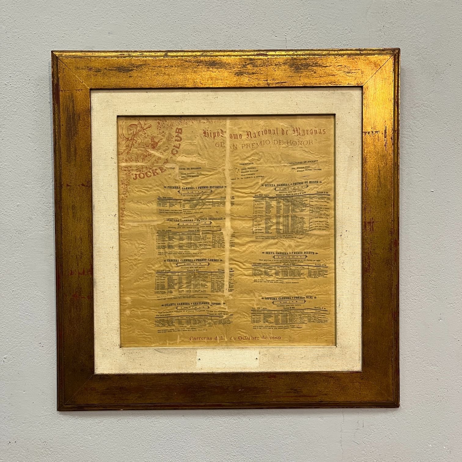 Impreso en seda "Jockey Club"