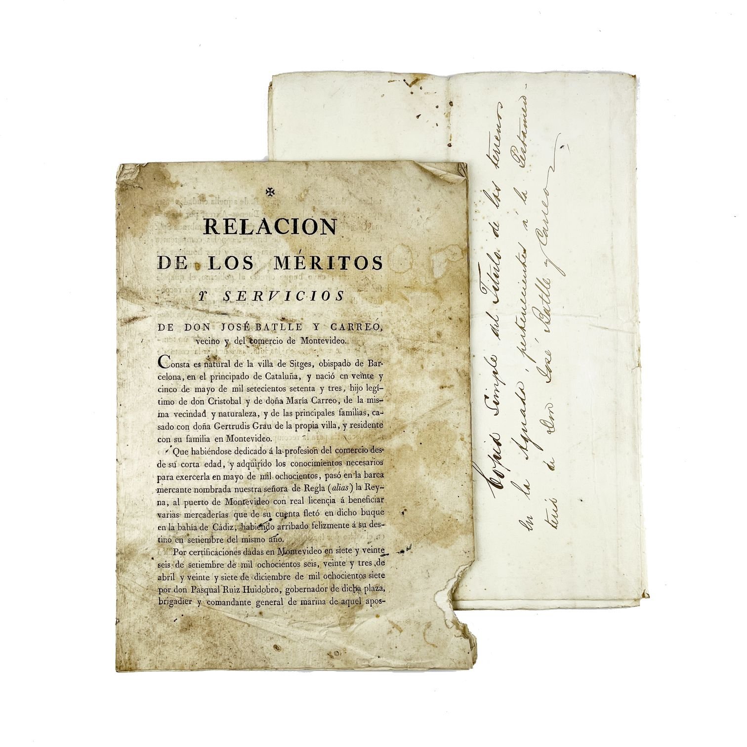 Archivo José Batlle y Carreó