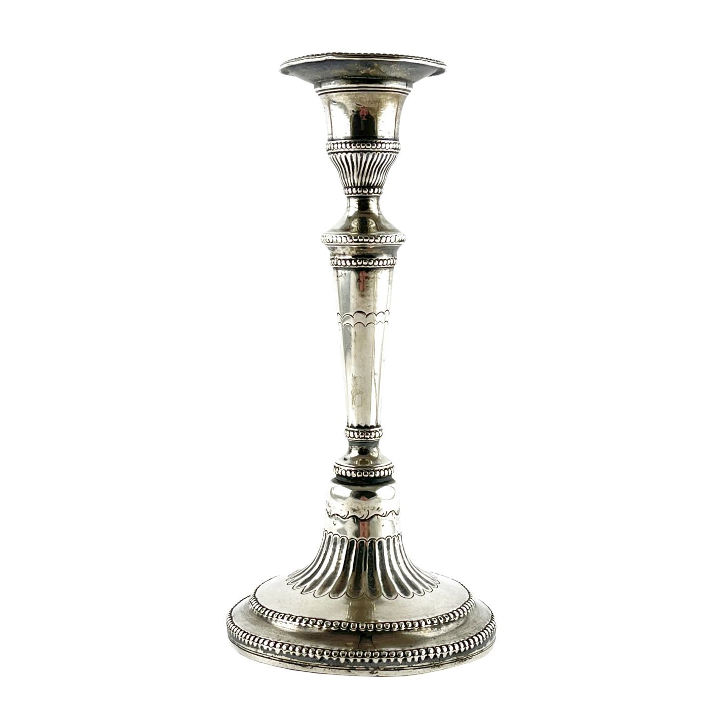 Candelero hispanoamericano en plata