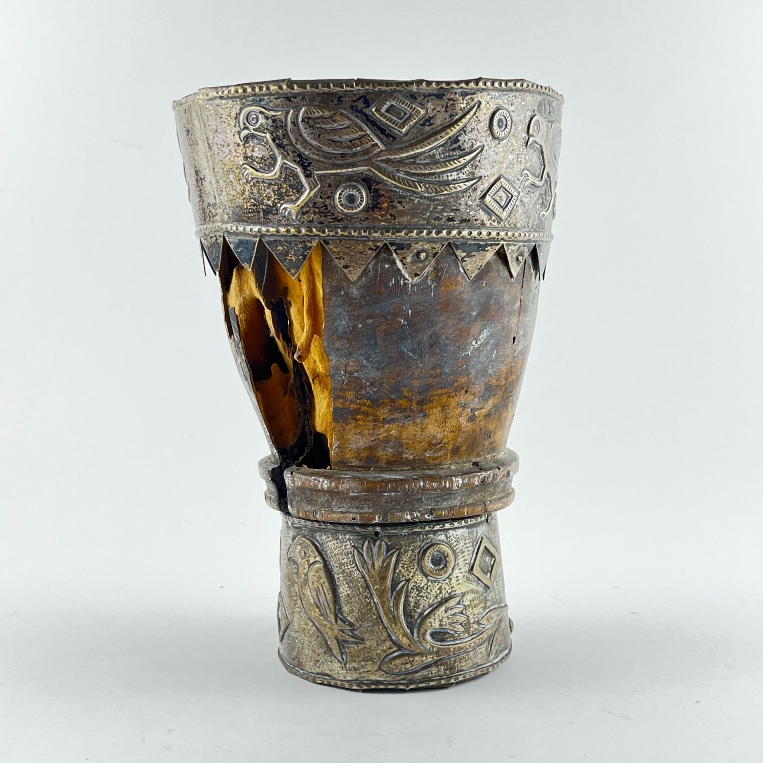 Cuenco hispanoamericano en plata