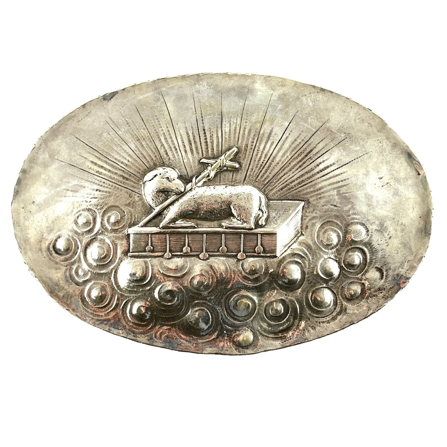 Placa hispanoamericana en plata