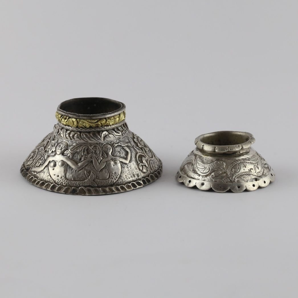 Virolas para mate en plata y oro