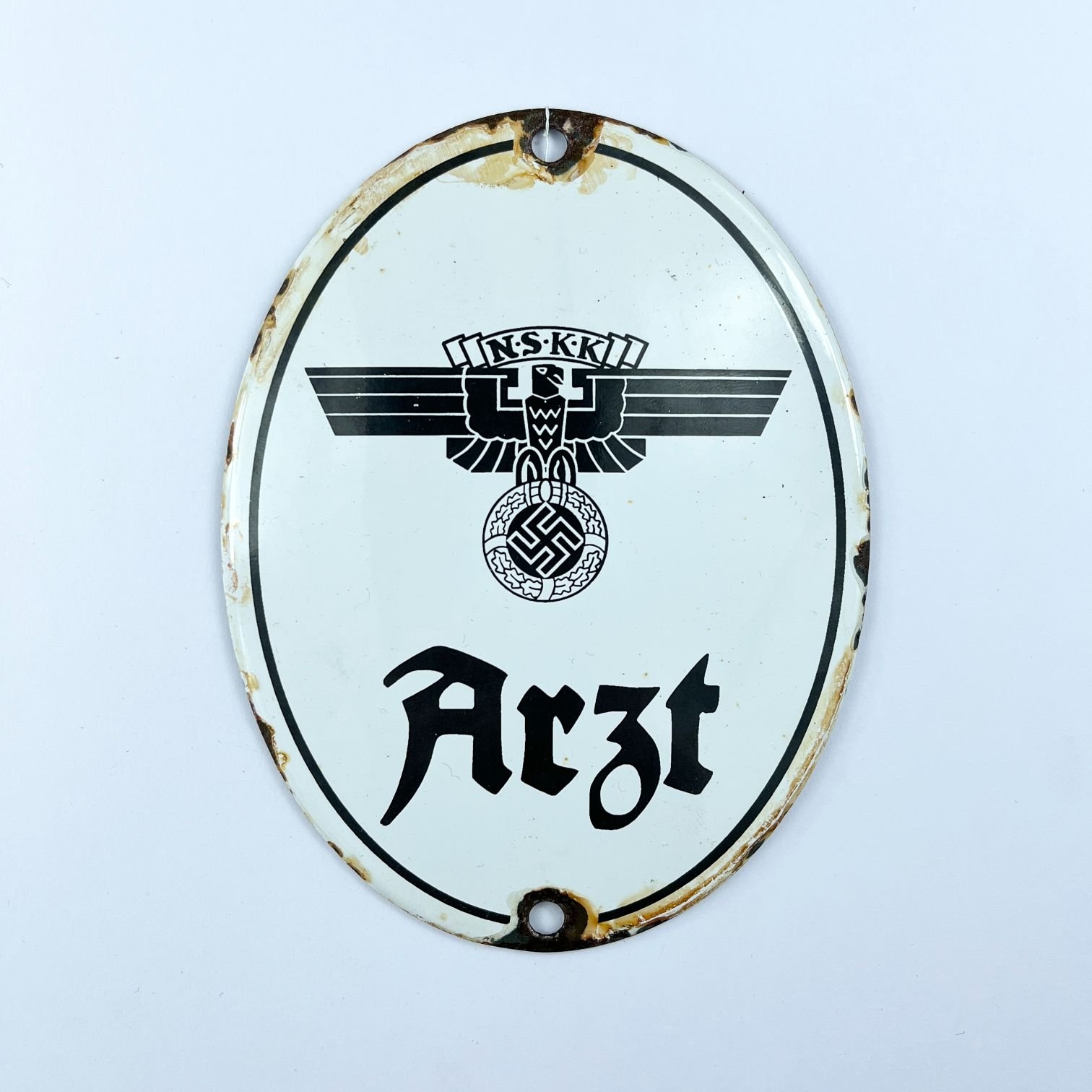 Chapa esmaltada alemana